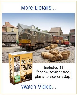 ho scale oo gauge model trains track plans book offer